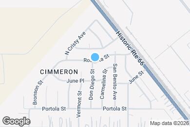 Map image of the property - 2745 Rosarita St