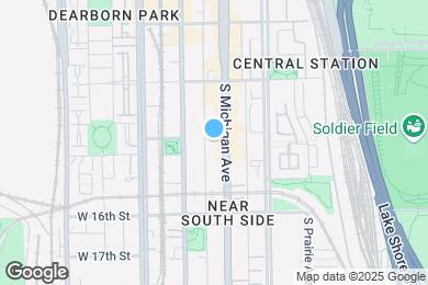 Map image of the property - 1464 S Michigan Ave