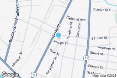 Map image of the property - 739 Griffin St