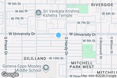 Map image of the property - 1028 W 9th St