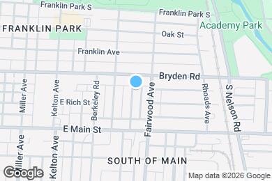Map image of the property - 380 Stoddart Ave