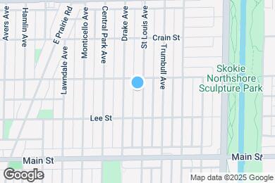 Map image of the property - 8538 Saint Louis Ave