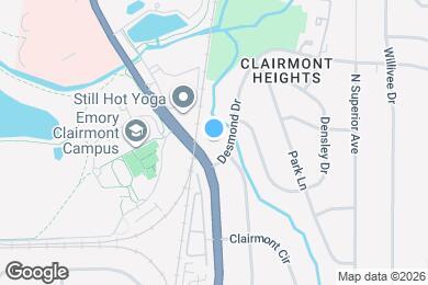 Map image of the property - 1501 Clairmont Rd