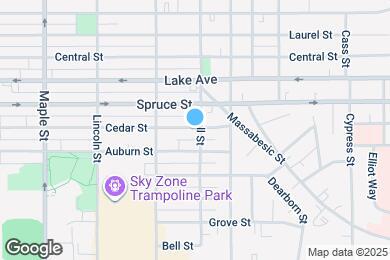 Map image of the property - 601 Cedar St