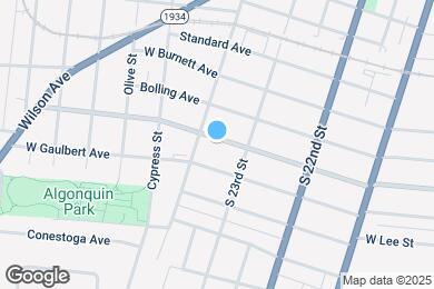 Map image of the property - 2320 W Hill St