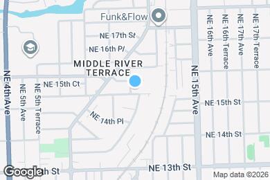 Map image of the property - 1105 NE 15th St