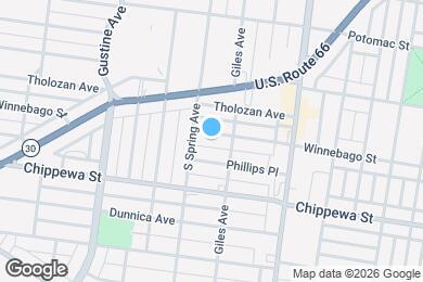 Map image of the property - 3720 Winnebago St