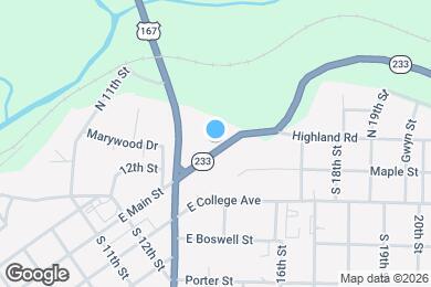 Map image of the property - 1355 E Main St