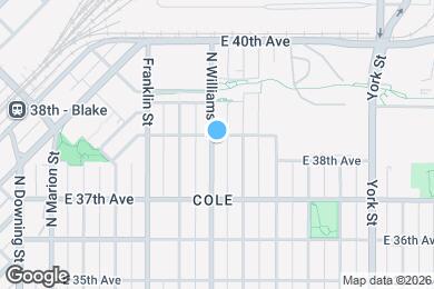 Map image of the property - 3786 N Williams St