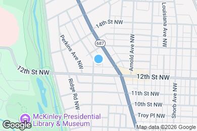 Map image of the property - 1339 Diana Pl NW