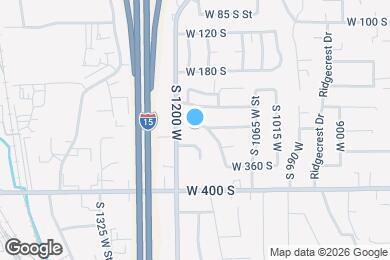 Map image of the property - 284 S 1160 W St