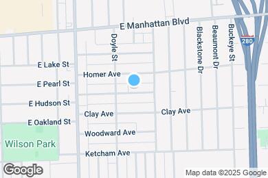 Map image of the property - 1019 Booth Ave