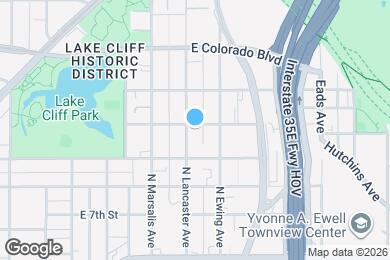 Map image of the property - 624 N Lancaster Ave