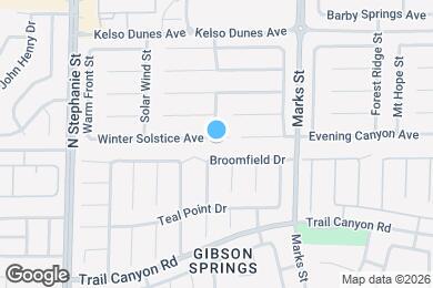 Map image of the property - 1299 Winter Solstice Ave