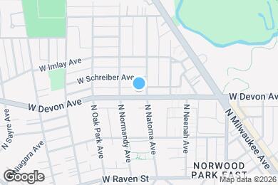 Map image of the property - 6606 W Devon Ave