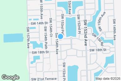 Map image of the property - 15382 SW 16th Terrace