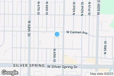 Map image of the property - 5750 N 65th St
