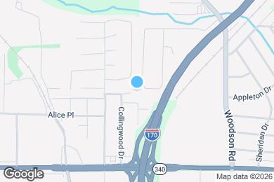 Map image of the property - 8801 Chisholm Ct