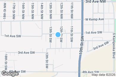 Map image of the property - 115 12th St SW
