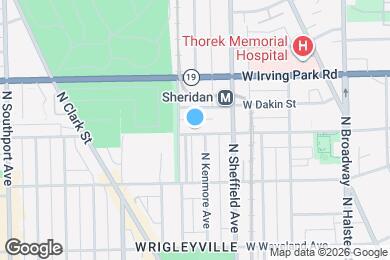 Map image of the property - 1044 W Byron St