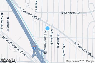 Map image of the property - 2640 N Buena Vista St