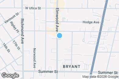 Map image of the property - 405 Elmwood Ave