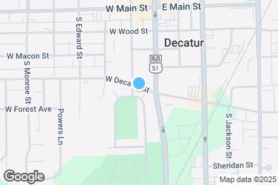 Map image of the property - Decatur Flats Apartments