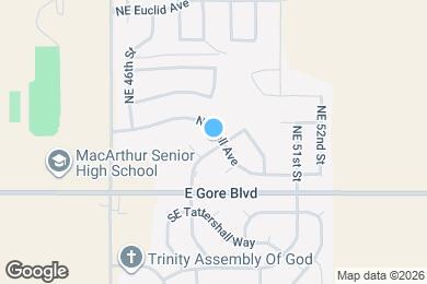 Map image of the property - 4715 NE Bell Ave