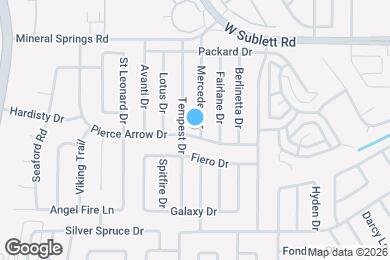 Map image of the property - 6406 Mercedes Dr