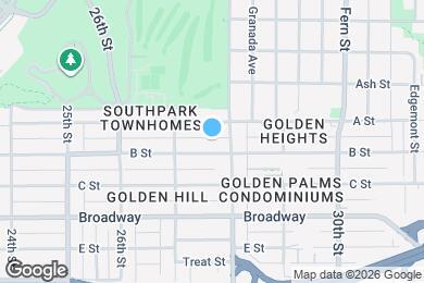 Map image of the property - 2736 B St