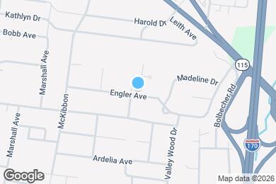 Map image of the property - 8593 Engler ave