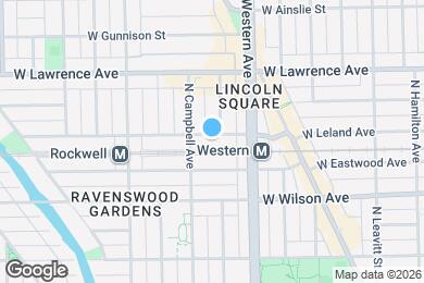 Map image of the property - 2439 W Leland Ave