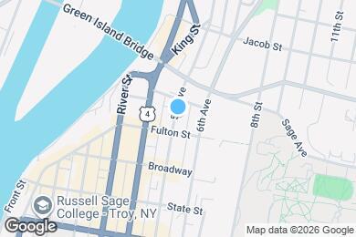 Map image of the property - 1918 5th Ave