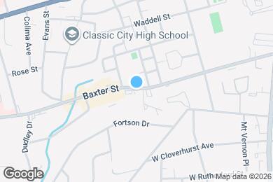 Map image of the property - 1055 Baxter St