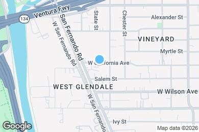 Map image of the property - 748 W California Ave