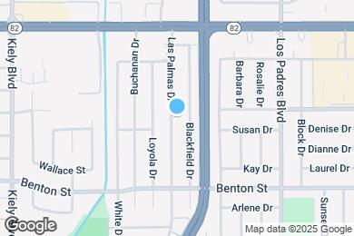 Map image of the property - 1279 Las Palmas Dr