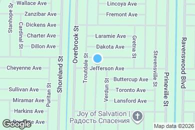 Map image of the property - 18324 Jefferson Ave