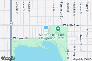 Map image of the property - 4625 W 25th Ave