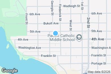 Map image of the property - 524 4th Ave