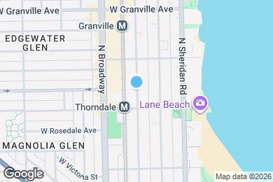 Map image of the property - 6044 N Winthrop Ave