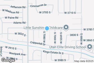 Map image of the property - 7061 W 3800 S
