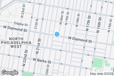 Map image of the property - 1928 W Diamond St