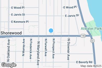 Map image of the property - 4001 N Prospect Ave