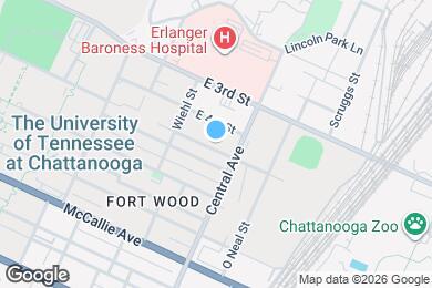 Map image of the property - 1029 E 5th St