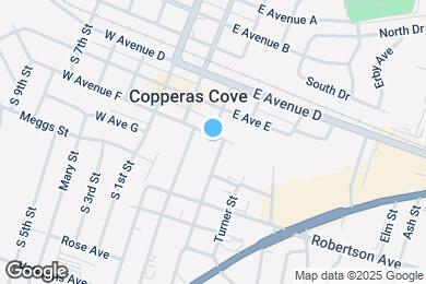 Map image of the property - 108 E Avenue F
