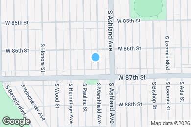 Map image of the property - 8628 S Marshfield Ave