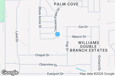 Map image of the property - 7330 Crescent Palm Dr