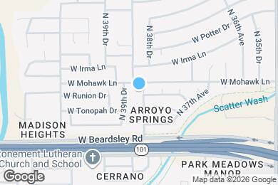Map image of the property - 20442 N 38th Dr