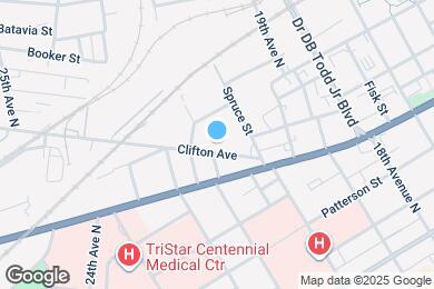 Map image of the property - 2018 Clifton Ave