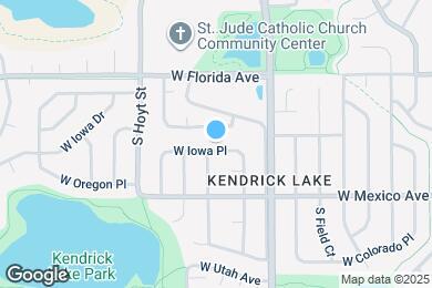 Map image of the property - 9345 W Iowa Pl